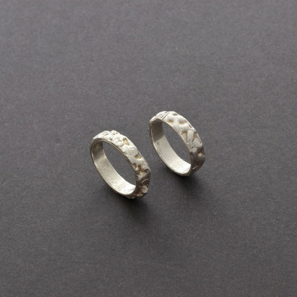 wedding rings, one of a kind custom made in silver or gold, online jewellery store Vienna
